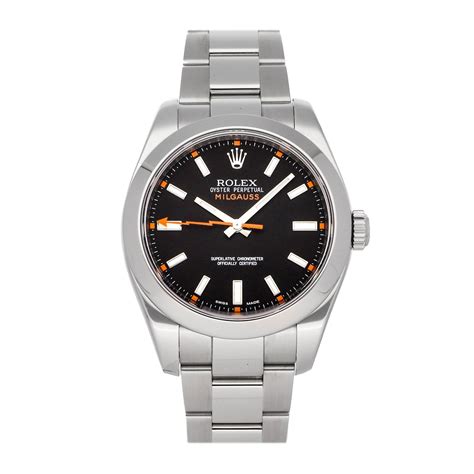 certified pre owned rolex milgauss|rolex milgauss watchfinder.